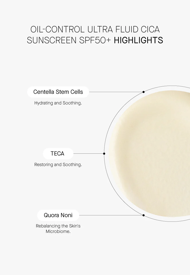 Oil Control Ultra Fluid Cica Sunscreen - Image 5