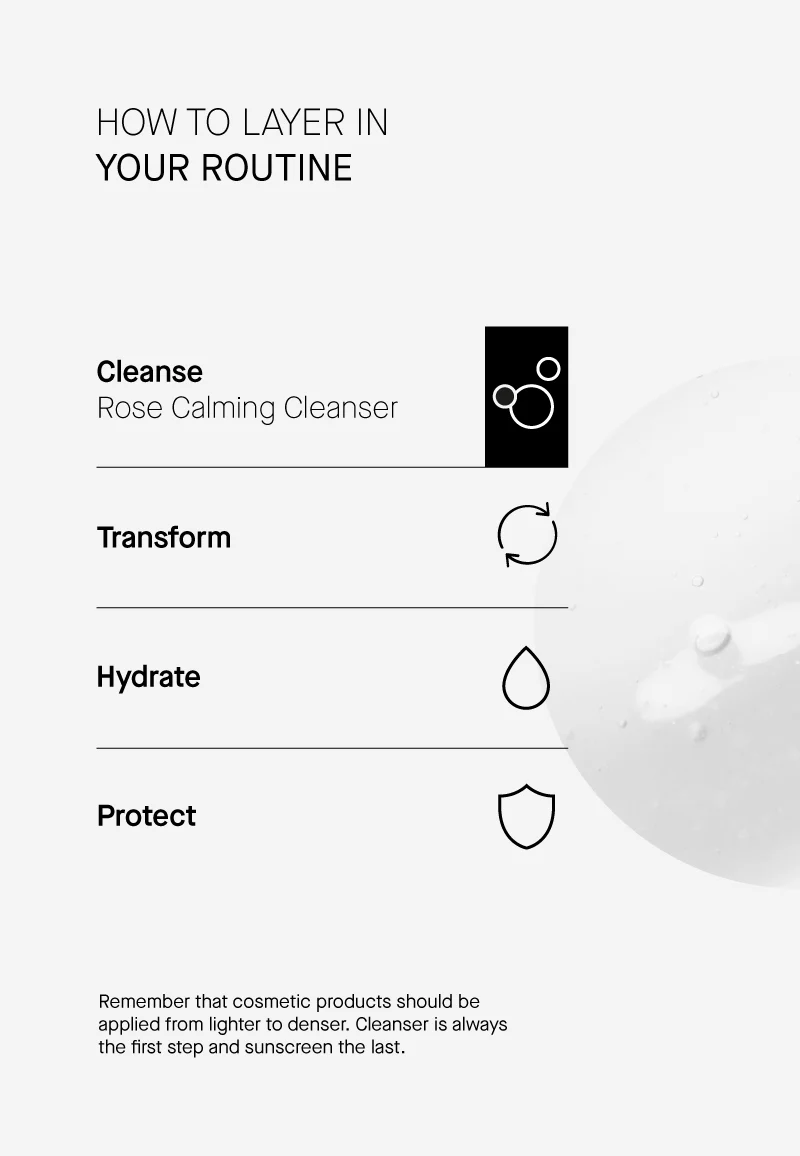 Rose Calming Cleanser Ph 5.5 - Image 7