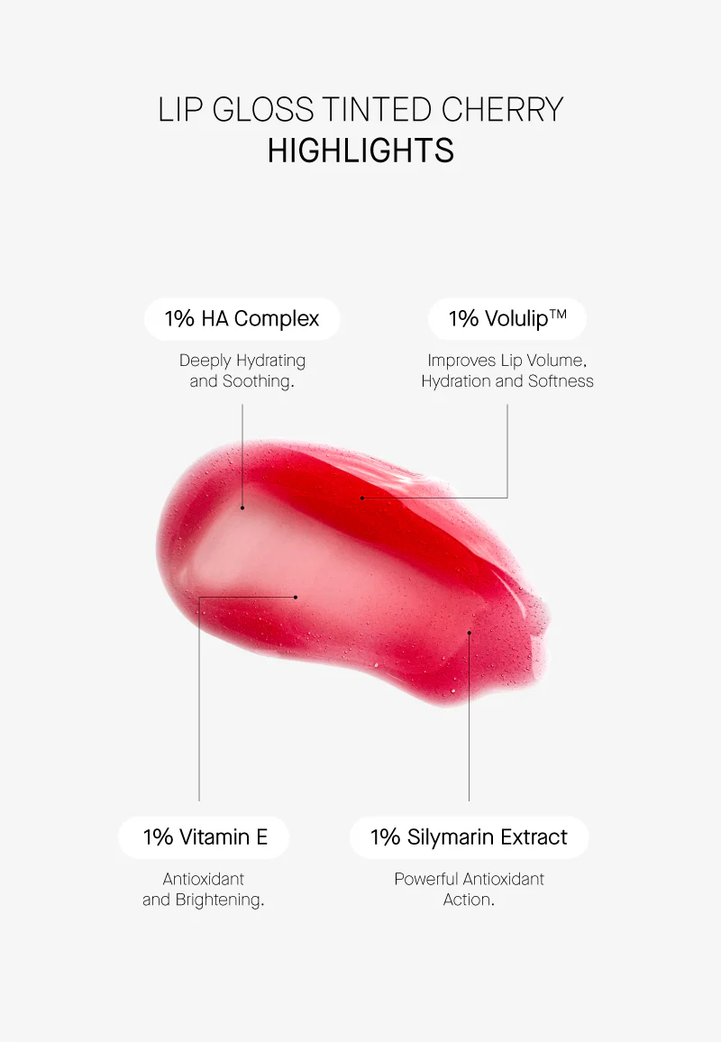 Tinted Lip Gloss Cherry - Image 6