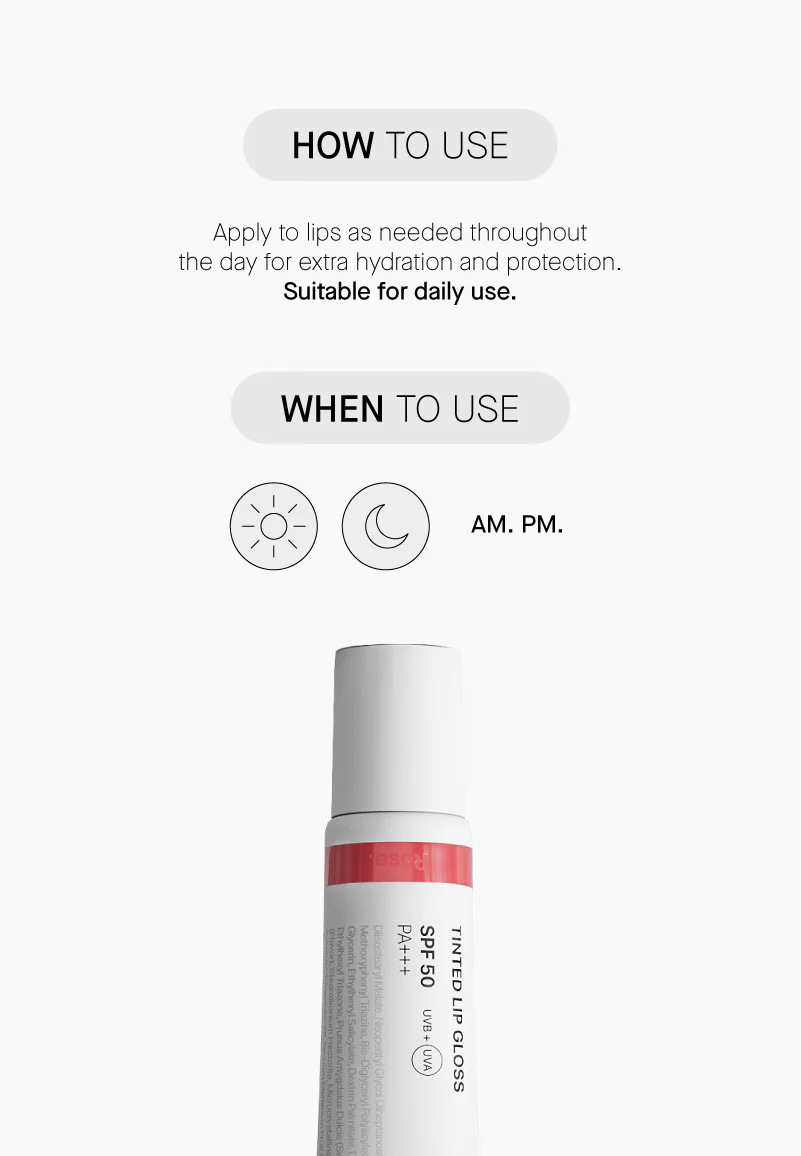 Tinted Lip Gloss Rose - Image 8